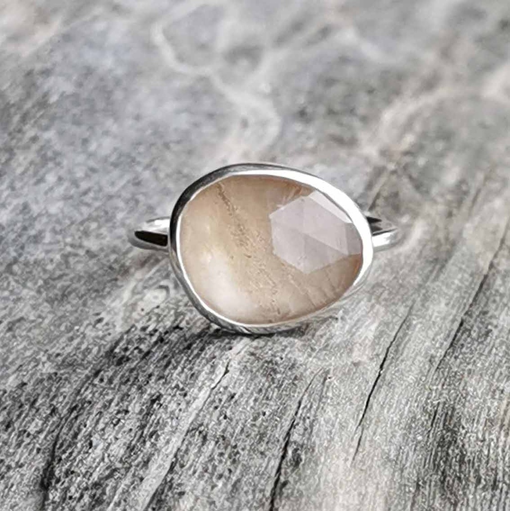 Ring Silber mit Topas