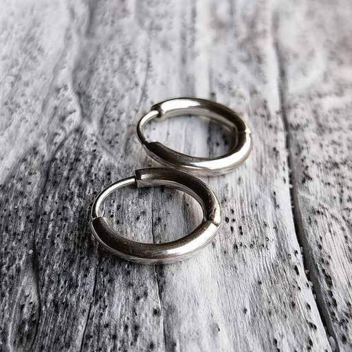[1000678] Ohrring Silber 16mm
