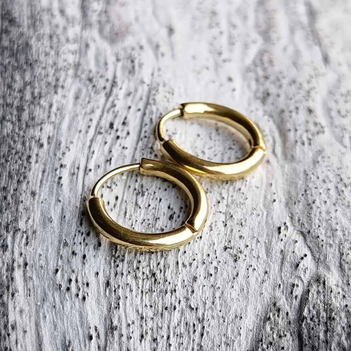 [1000701] Earring gold 16mm