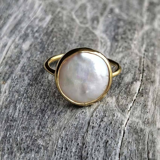 [1000702] Ring Gold mit Perle